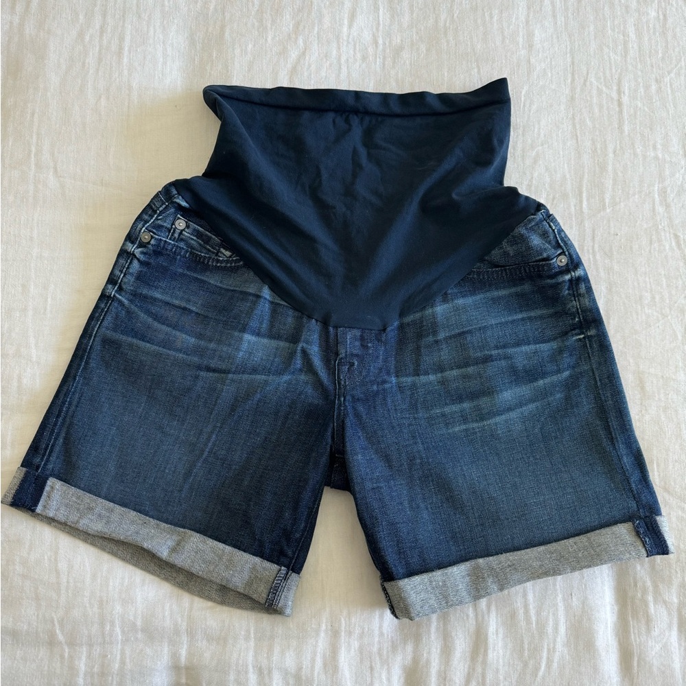 Seven 7 For All Mankind Maternity Jean Shorts